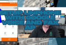 Setup Linphone with Google Voice and Fax AP