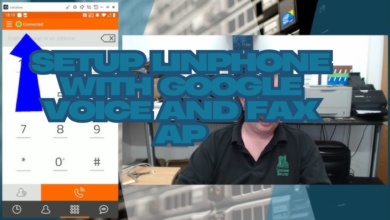 Setup Linphone with Google Voice and Fax AP